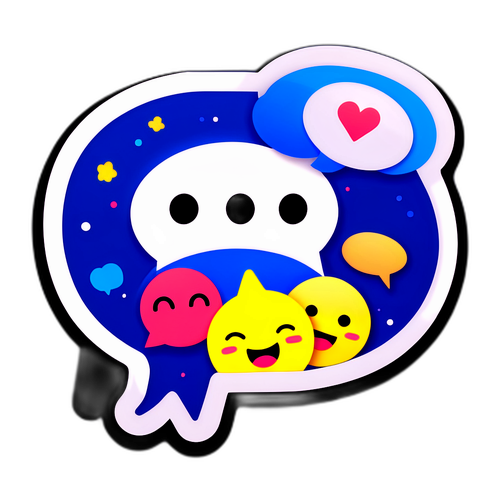 Masayang Sticker ng Facebook Messenger