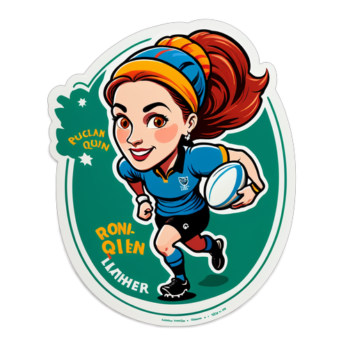 Ilona Maher Rugby Queen Sticker