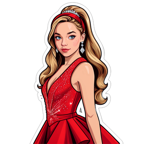 Glamouröse Sticker von Sydney Sweeney