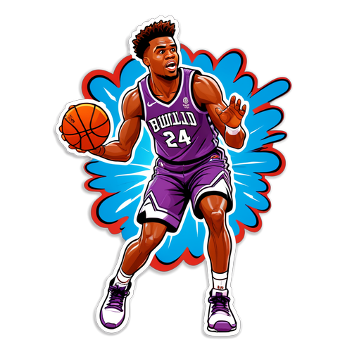 Shocking Moment! Buddy Hield’s Epic Three-Pointer Comes to Life in Comic Book Style!