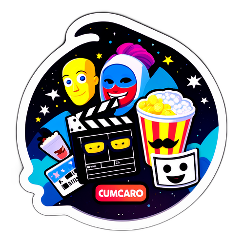 Adesivo Prime Video com Personagens Bem Conhecidos