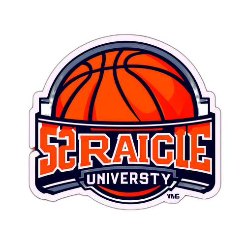 Syracuse University Basketball Sticker