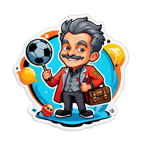 A Playful Caricature of Grey Zabel