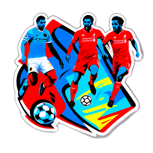 Inter és Liverpool mérkőzés ábrázolása