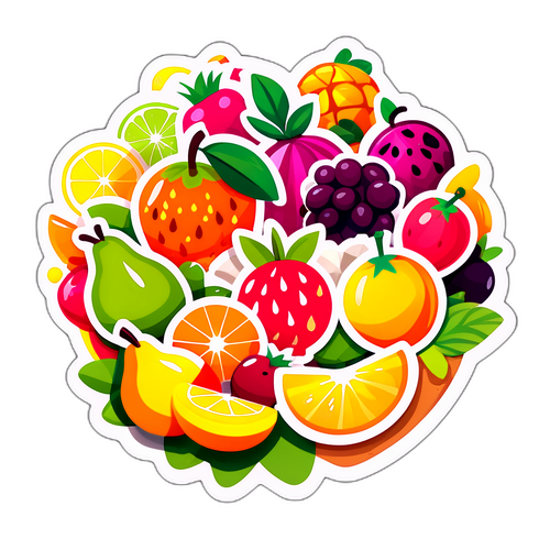 Sticker Vườn Trái Cây