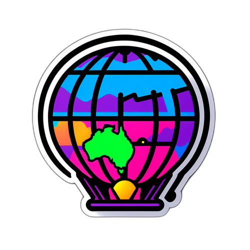Design Moderno com o Logo da Globo em Neon