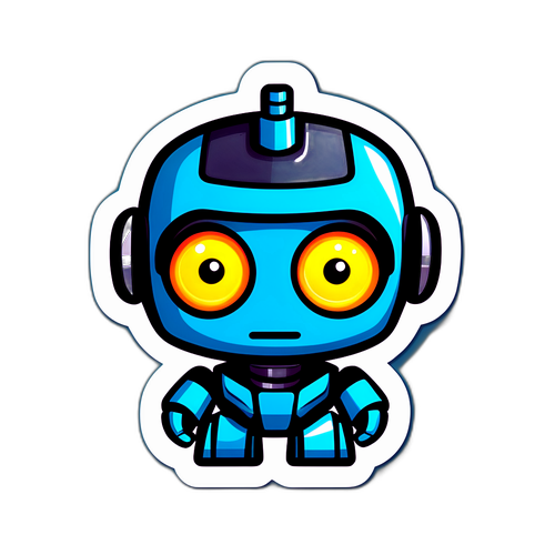Sticker Robot Thông Minh