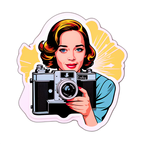 Retro Hollywood Glam Sticker