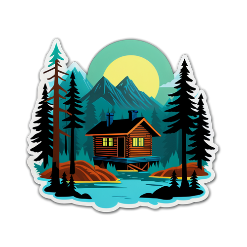 Twin Peaks Iconic Scene Sticker