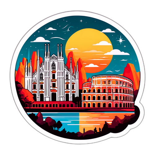 Fängslande Landskap från Milano