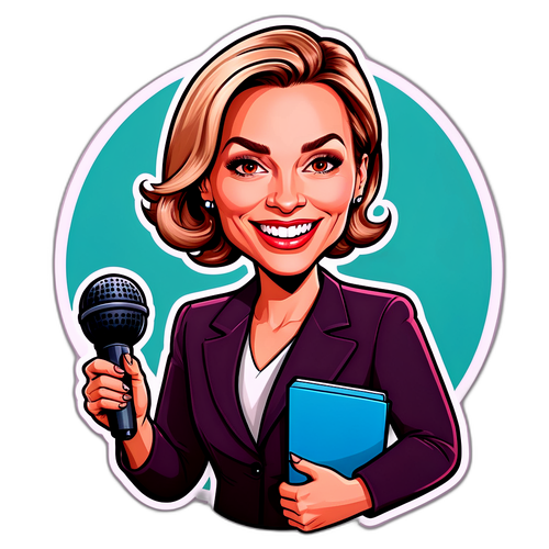 Karikatyr av Carina Bergfeldt