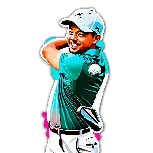 Xander Schauffele en Plein Swing : Le Design Éblouissant Qui Fait Vibrer le Golf !