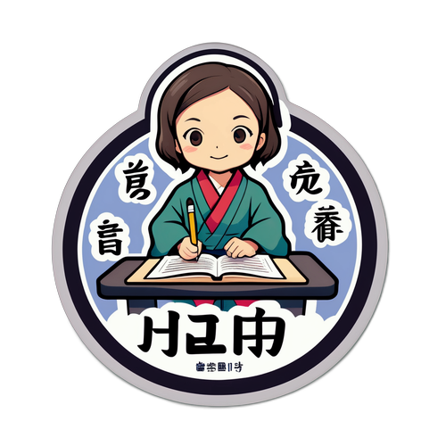 川後塾の応援ステッカー