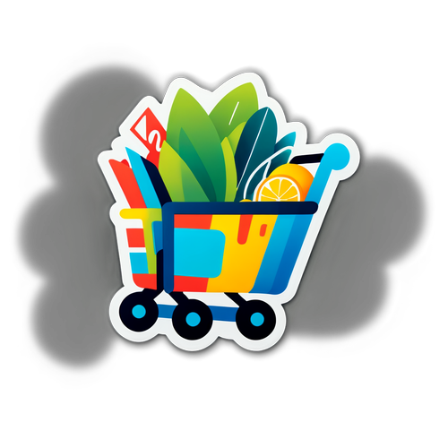 Trendyol Alışveriş Tutkusu Sticker Tasarımı