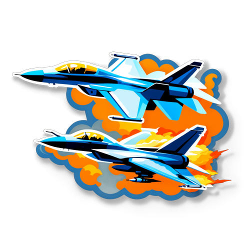 战斗机空中作战场景