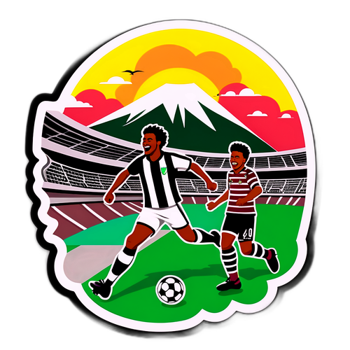 Stiker Pertandingan Botafogo vs Fluminense