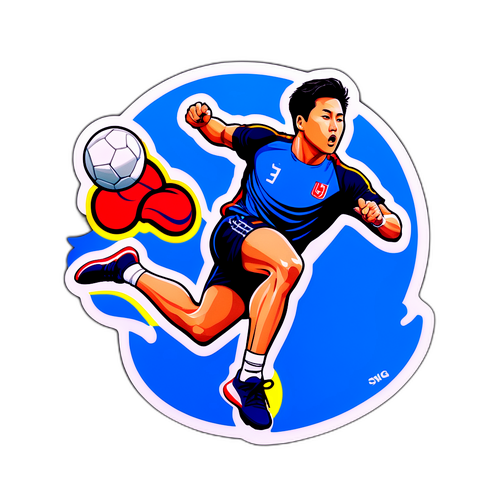 김동현의 열정을 표현한 스티커