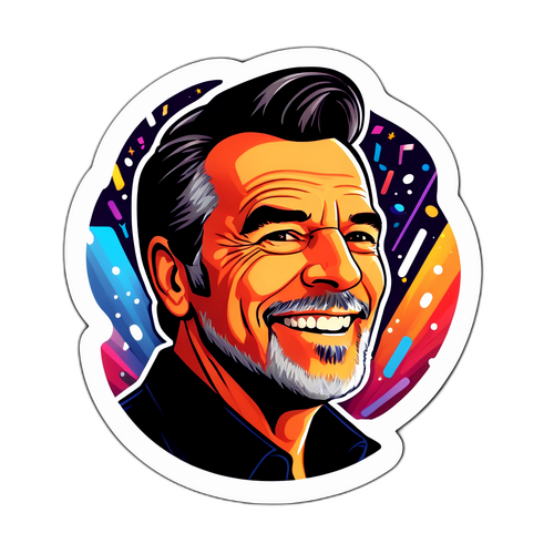 Sticker med Clement Bischoff til musik koncert