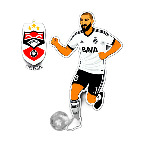 Beşiktaş'ta Benzema'nın İlk Maçı için Sticker