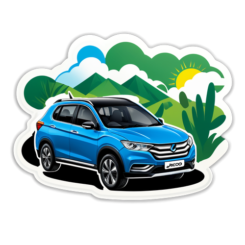 Stiker Eco-Friendly Jaecoo J7 PHEV di Malaysia