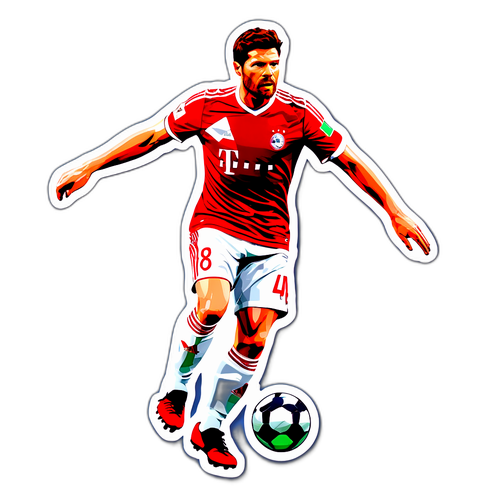 Perfekt frispark fra Xabi Alonso