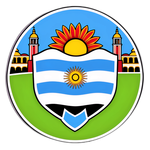 Adesivo Estilizado de Central Córdoba