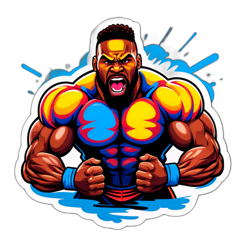 Intense Bron Breakker Action Sticker