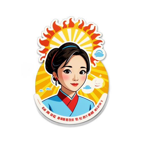 新剧宣传贴纸