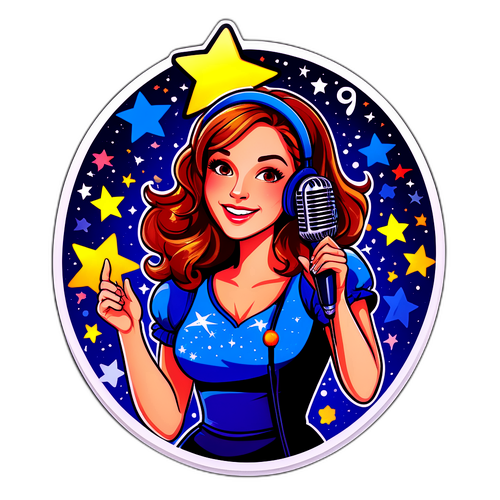 Musicale Sticker van Julie Zenatti