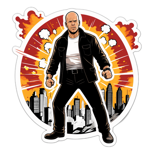 Actionhjälte med explosioner