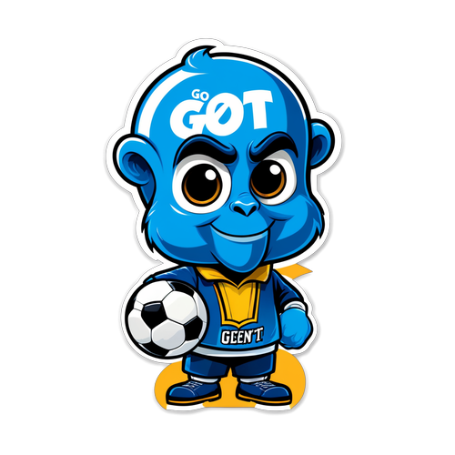 Onthuld: De KAA Gent Mascotte die Je Hart Snelt Met de Bal – 'Go Gent!' is Het Nieuwe Sportmotto!