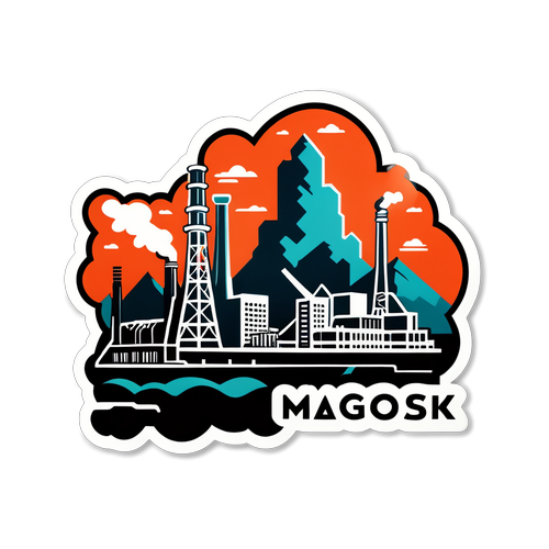 Магнитогорск в форме урбанистических пейзажей