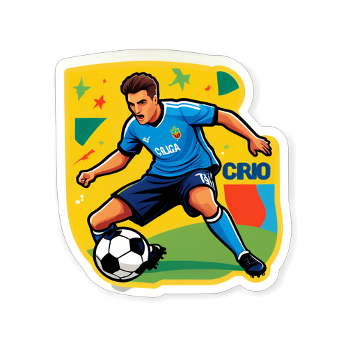 Il Calcio Sotto i Riflettori: Scopri il Fantastico Sticker che Fa Sognare gli Amanti della Scarpe! 