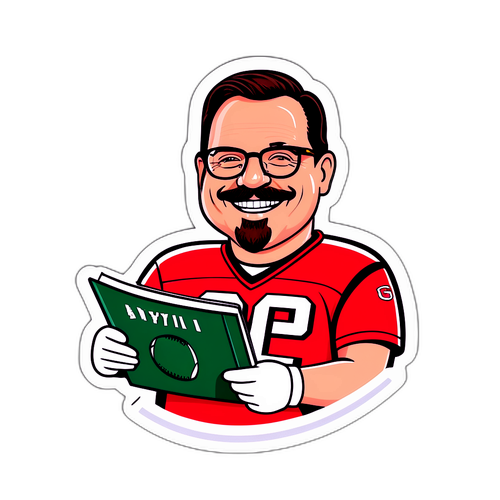 Cheerful Coach Sticker