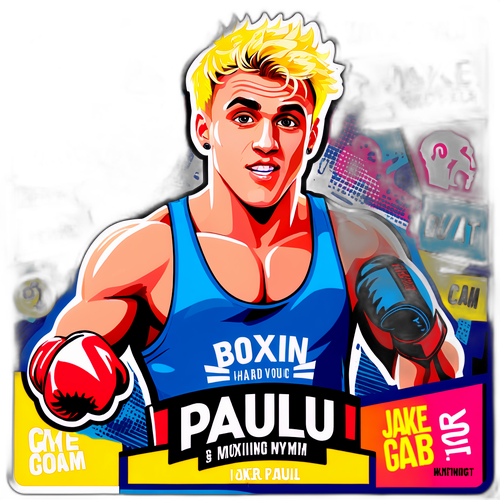 Jake Paul Training Motivational Sticker