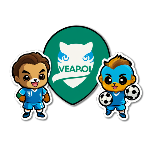 Stiker Pertarungan Seru Napoli vs Venezia