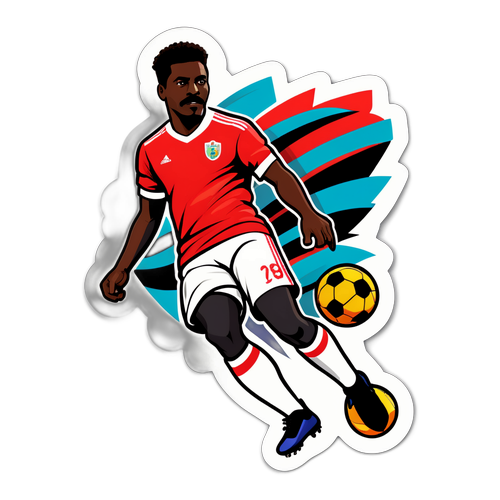 Zapata'nın Futbol Yeteneğini Vurgulayan Dinamik Tasarım