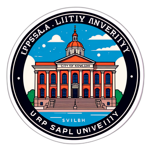 Uppsala Universitets Klistermärke