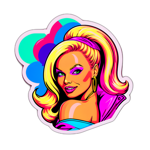 Stickers inspirowane stylem Pameli Anderson