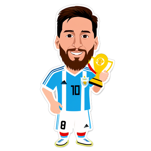 Messi a Argentinská vlajka: Proč je Tato Samolepka Must-Have pro Každého Fotbalového Fanouška!