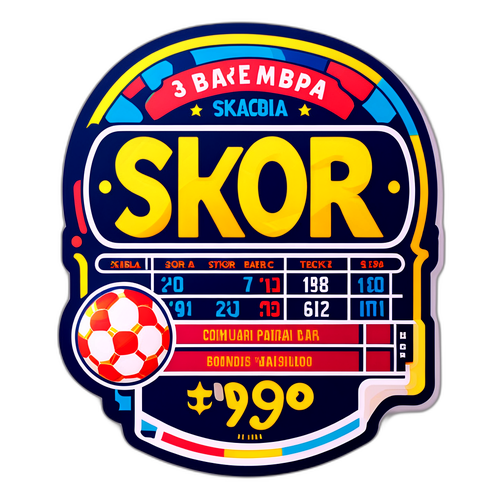 Skor Barca Sticker