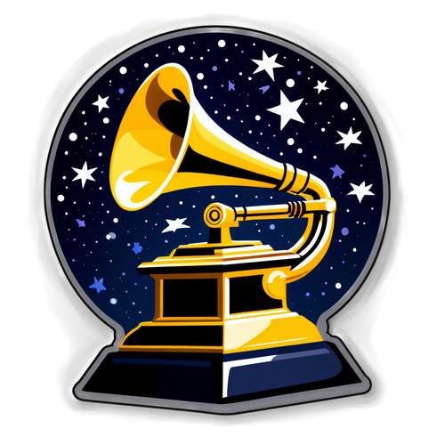 Sticker Perayaan Grammys 2025