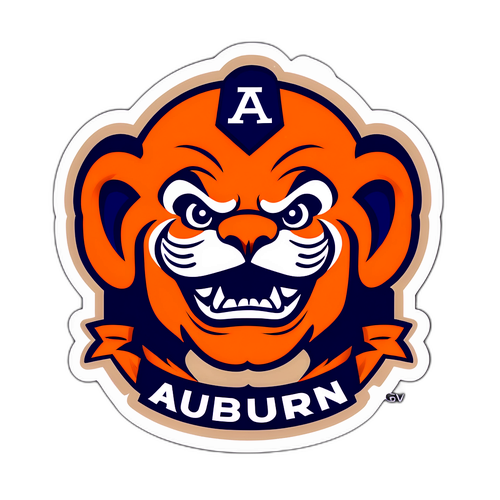 Auburn University Mascot Dynamic Sticker
