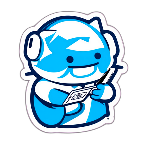 電子書籍を楽しむキャラクターのデザイン