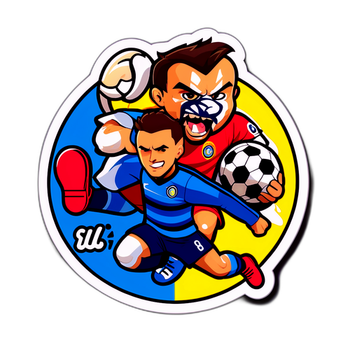 Inter vs. Bodo/Glimt: Dramatic Moment Sticker