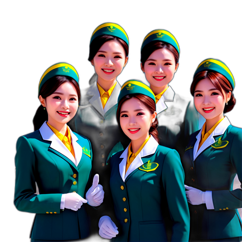 春秋航空空乘人员形象