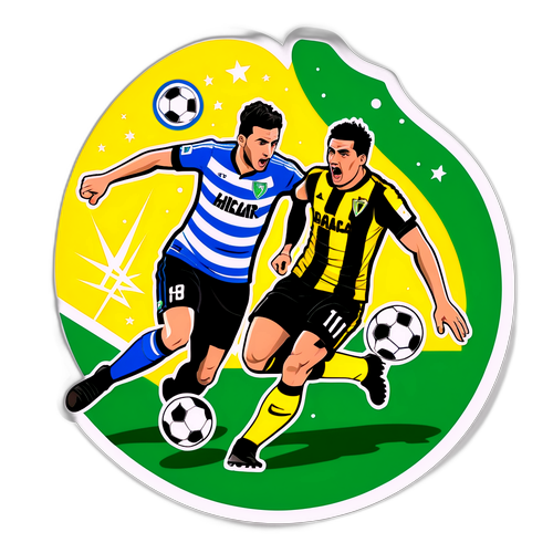 הדבקה דרמטית: מאבק בעילית הכדורגל