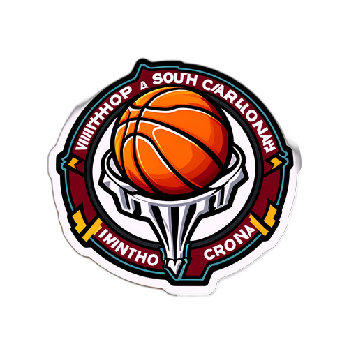 Fierce Rivalry Basketball Sticker