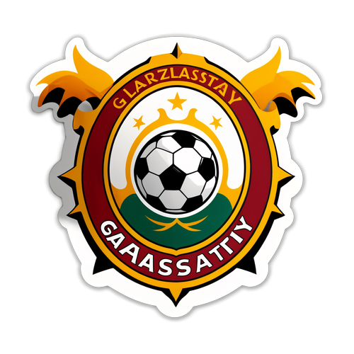 Galatasaray Leidenschaft: Ein Sticker für Fußballfans