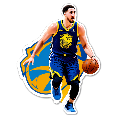 Klay Thompson: Ang Galing ng Pagtira sa Basketball sa Makulay na Background ng Dallas Mavericks!